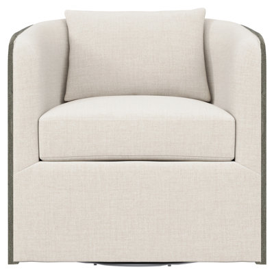 Eliot Upholstered Swivel Barrel Chair