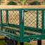 Samuel Alexander 99cm W Plastic Lockable Deck Box with Wheels in Green