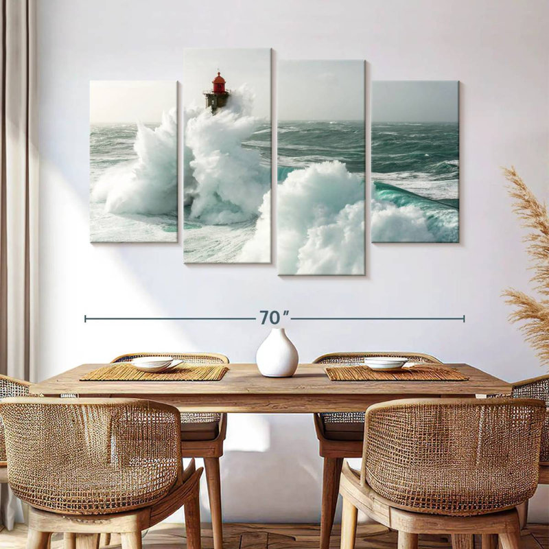 La jument lighthouse splash Aletra, H 42 po x l 68 po
