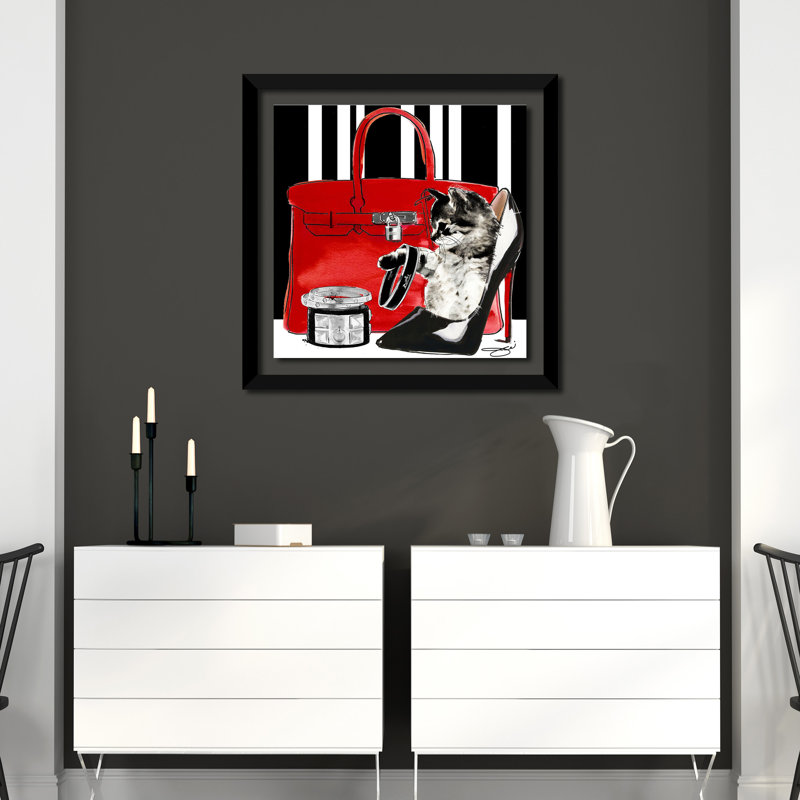 «My Favorite» par BY Jodi, reproduction sur toile, Cadre noir, H 37,5 po x l 37,5 po x P 1 po