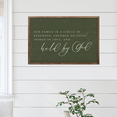 Held By God Green