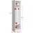 Freestanding Narrow Coat Rack With Adjustable Shelf And 3 Hooks For Entryway Organization And Storage