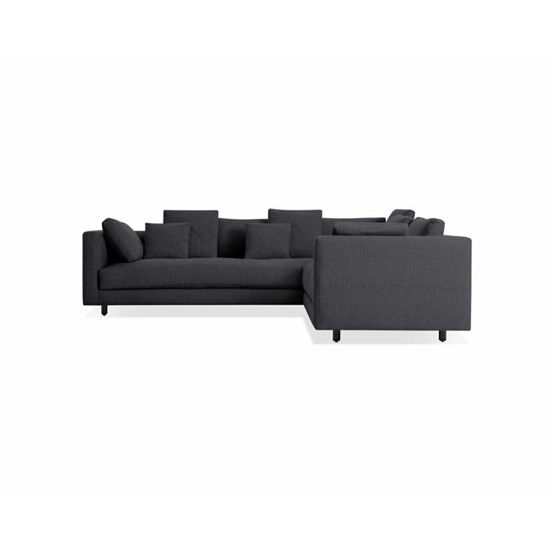 Hands Down Sectional, Right Hand Facing, Tofte Navy, Tofte Navy Polyester Blend