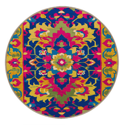 Machine Washable Tabriz Brown Area Rug