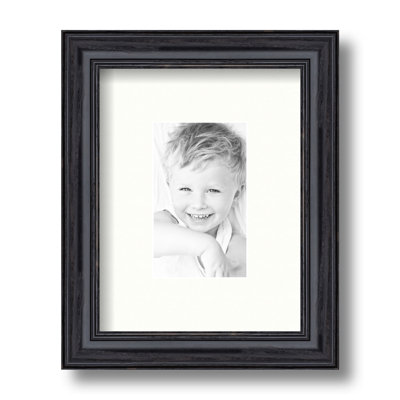 Wood Matte Picture Frame with Mat