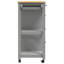 Chariot de cuisine en bois massif vidaXL 33,1 po x 15,7 po x 34,8 po vidaXL-1777612674