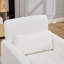 Chaise d'appoint rembourrée en velours Teddy