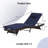 Outdoor Wicker Reclining Chair Set for Relaxation and Sunbathing-565317956
