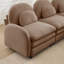 Canapé modulaire en polaire 4 places Teddy-46741016-46741021