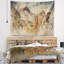 Tapisserie aquarelle abstraite, vieux bâtiment-28488191