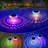 Solar Floating Pool Lights, 7.6" Dynamic Upper And Lower RGB Colour Changing Floating Lights For Pool, IP68 Waterproof Solar Pool Light That Float Decor Hot Tub Party Wedding Pond Garden Yard