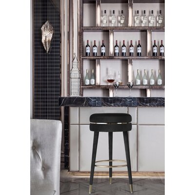 Whitson Swivel Counter & Bar Stool -  Everly Quinn, 89B88F54F9D54DF0B42DEE9A5E2AD869