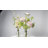 Mixed Artificial Florals in Glass Vases