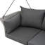 Chaise d'extérieur suspendue, tissée, soleil, balancelle de véranda très confortable, coussin moelleux, fabrication stable