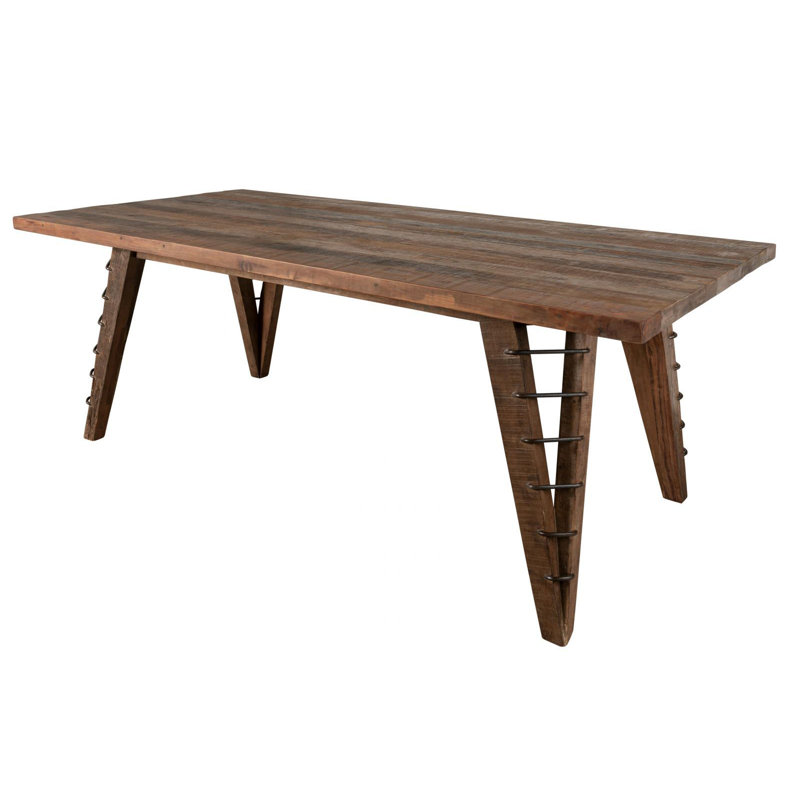 Bassano Teak Solid Wood Dining Table, H78 x L240 x W100cm