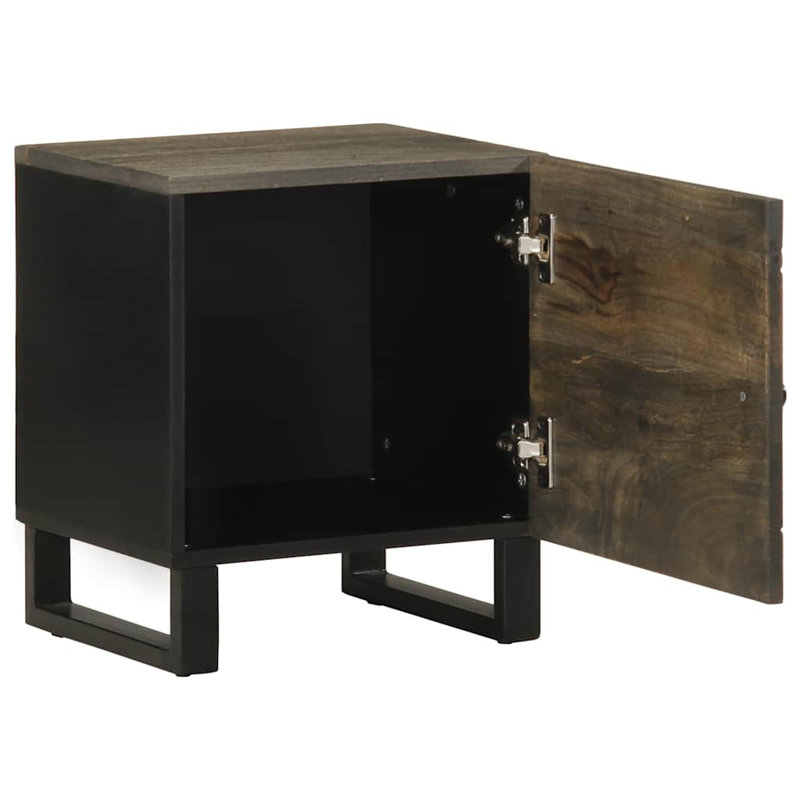Alysan 40cm W Metal Bedside Table