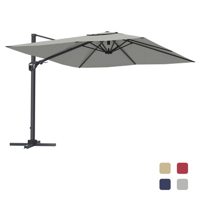 Square Cantilever Patio Umbrella(without Umbrella Base)