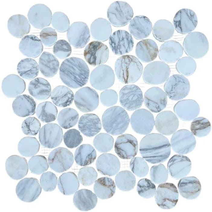 CNK Tile Calacatta Moon Marble Mosaic Tile