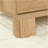 L-Shaped Desk, Brown Finish