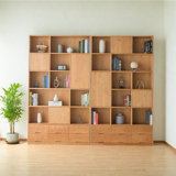 Nordic style large capacity storage bookcase