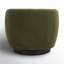 Fauteuil demi-tonneau pivotant rembourré Marcy-1472019670