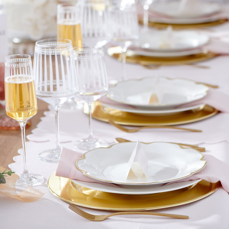 Marrakech Crystal White Wine Glass