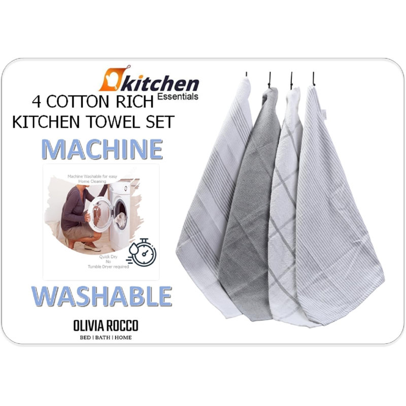 Kitchen Towel, Silver