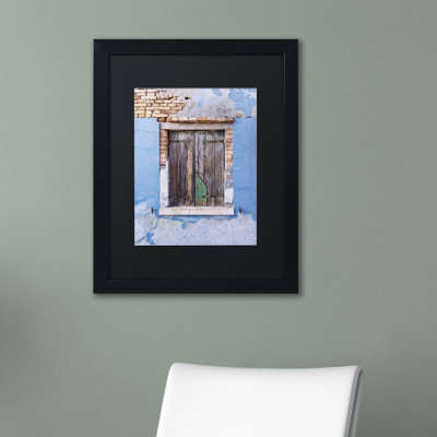 Cliffton «Once Blue», reproduction de photo sur toile encadrée