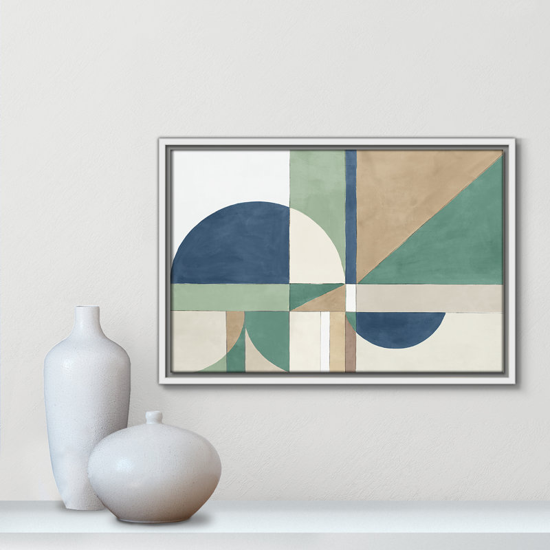 Floater Frame Canvas, 13.5" H x 19.5" W x 2" D, White Framed