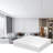 10Pcs 2 ft. x 4 ft. Drop-in PVC Rectangle Ceiling Tile,Smooth Wall Paneling (80 Sq.ft./Case)-85720700