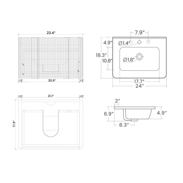 Dimensions du produit