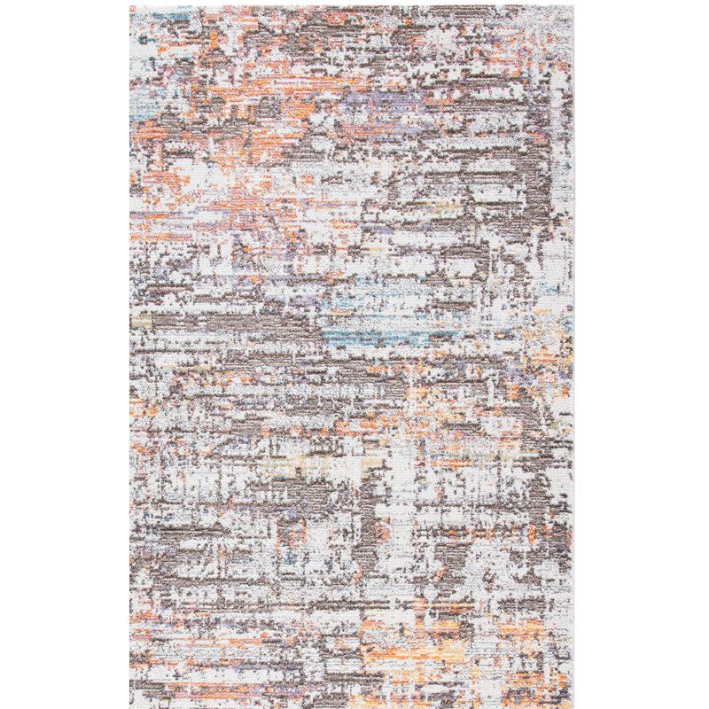 Tapis abstrait Crystal Performance, Rectangle 8 pi x 10 pi