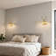 Luminaire à miroir 23 po avec luminaire en bois de cerf compatible avec une table de salle de bain