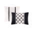 Édredon simple TG - noir et blanc à motif floral, literie facile d'entretien avec motif floral doux et propre