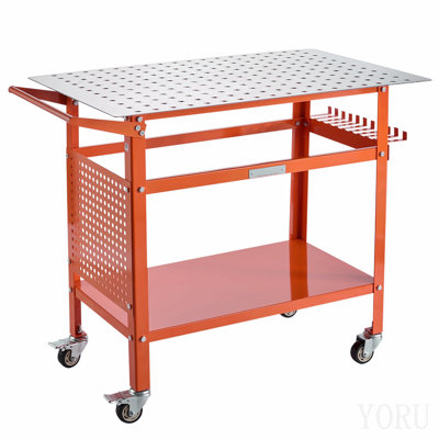 Welding Table 40"X24" Welding Workbench Table With 800lbs Static Weight Capacity