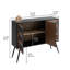 Buffet décoratif 3 tiroirs avec portes de rangement, buffet en bois pour le salon, le vestibule, la chambre à coucher, art en métal-1138673218