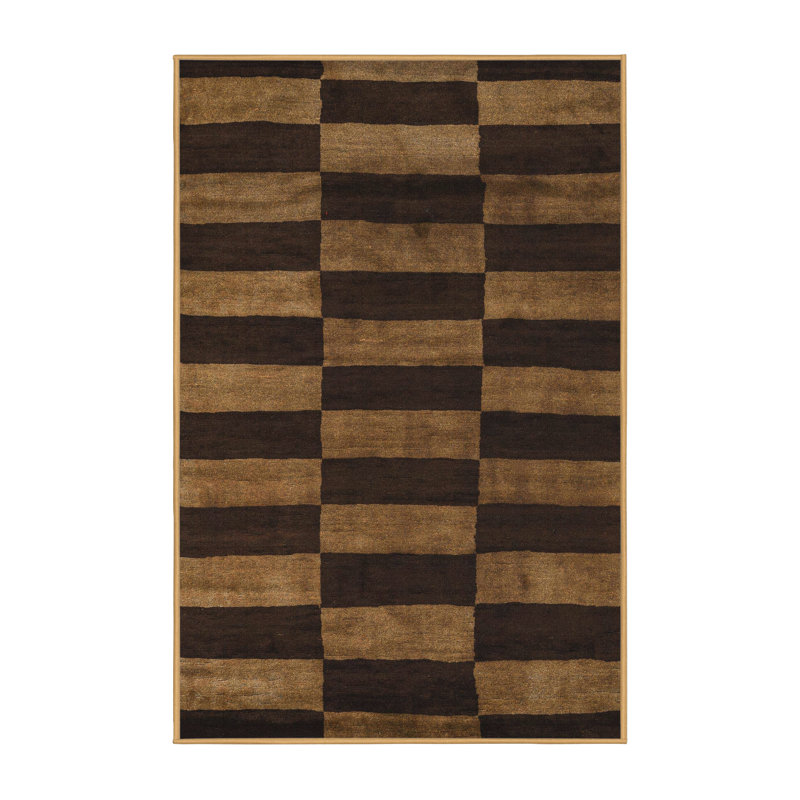 Tapis abstrait moderne 5297, Rectangle 2 pi x 4 pi