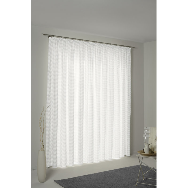 Kingon Room Darkening Curtain Single Panel, 145cm H x 132cm W, Natural Brown