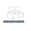 Canapé-lit convertible Serta Gabi 90,2 po (229,7 cm) Queen Size, pliable et compact, en chenille-91113149