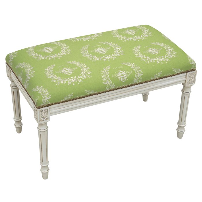 One Allium Way® Billiot Linen Blend Upholstered Bench & Reviews | Wayfair