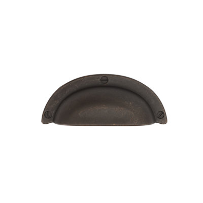 Classic Cup Bin Pull With Faux Screws