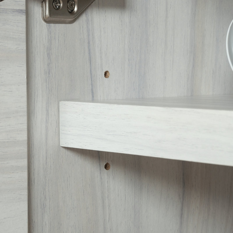 Haze Acacia Gray 59'' Engineered Wood Media Console