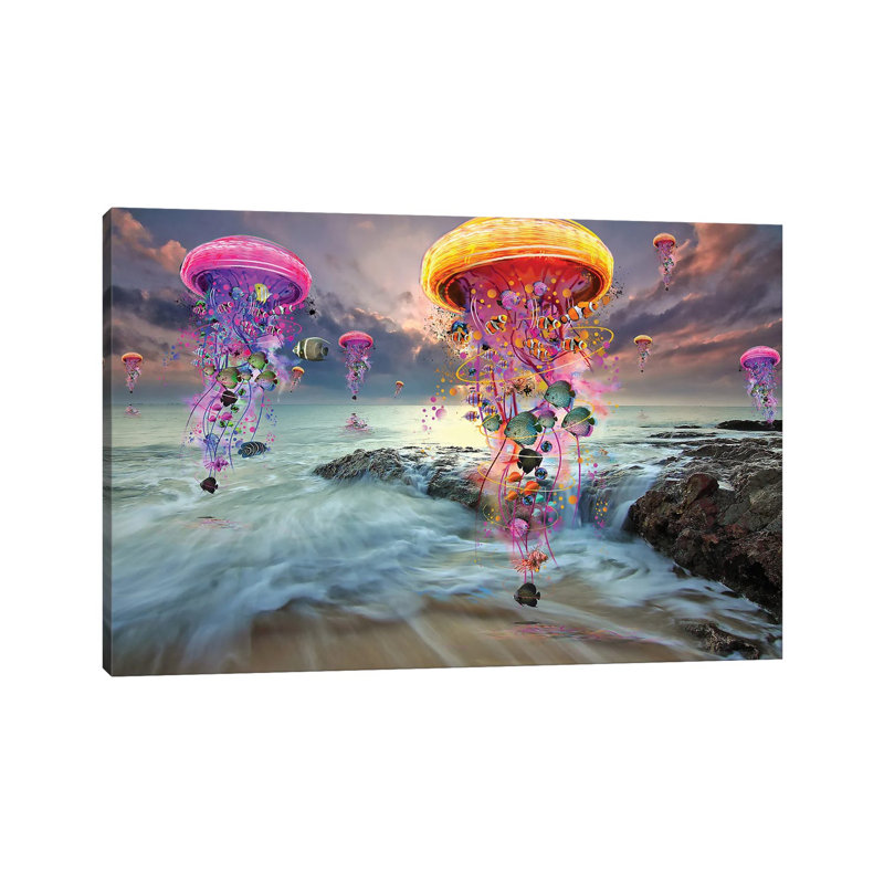 On Distent Shores by David Loblaw - Print on Canvas, 66.04 cm H x 45.72 cm W x 1.91 cm D, Wrapped Canvas