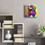 «The Profile Bison» par Dean Russo, art mural en verre acrylique-1513901150