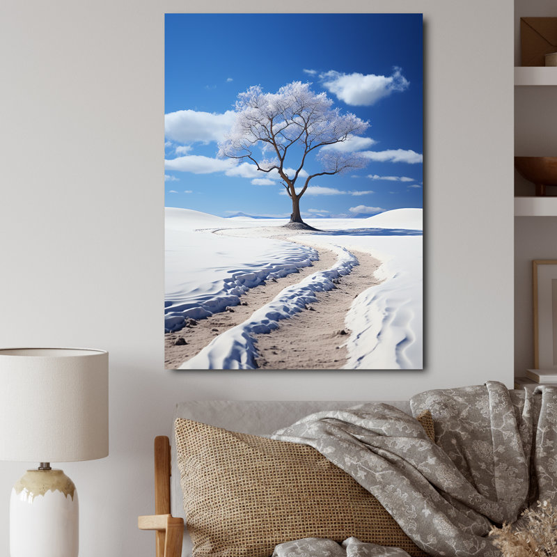 «Itsry Snow Frozen Track Stillness», reproduction, Toile tendue, H 20 po x l 12 po x P 1 po