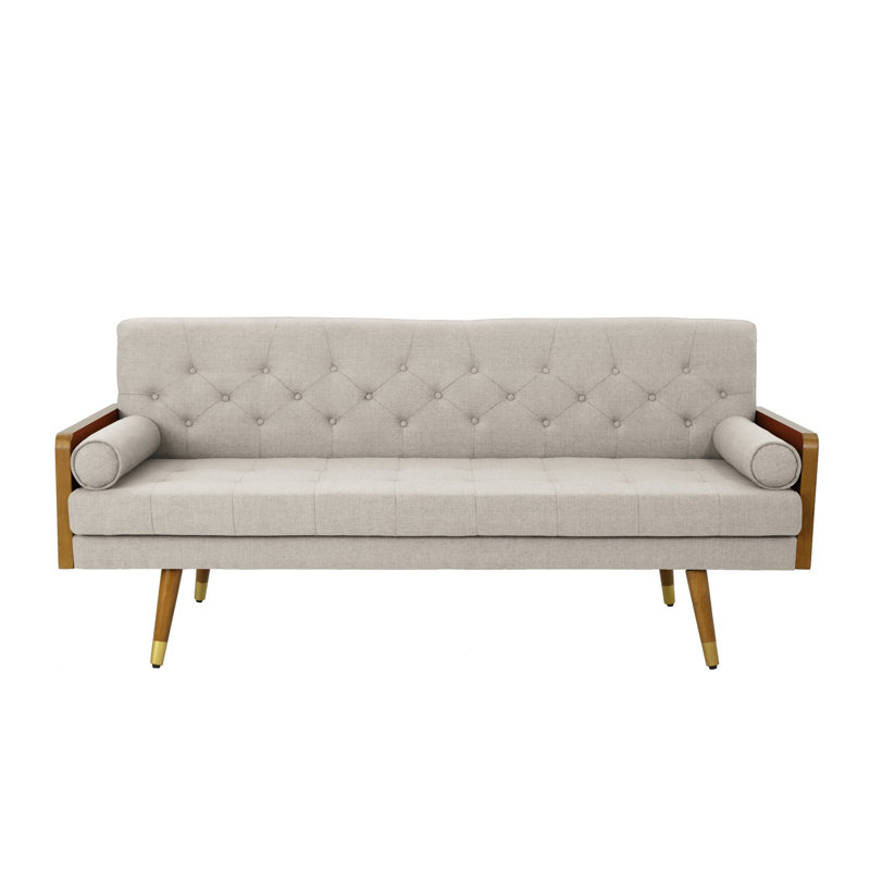 Canapé Mid-Century, Beige
