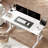 Daejha Adjustable Metal Base Standing Desk-855172437