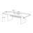 Brown Rectangular Solid Wood Dining Table-758586038