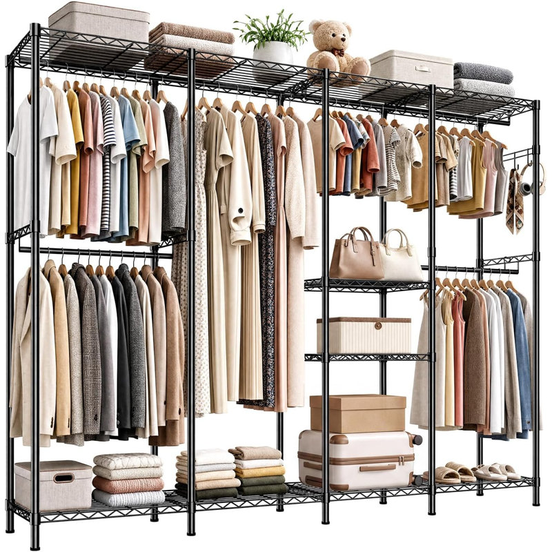 192cm Adjustable Portable Wardrobe
