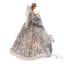 Décoration pour sommet de sapin ange argenté et ivoire 14 pouces UL 10 pouces Kurt Adler